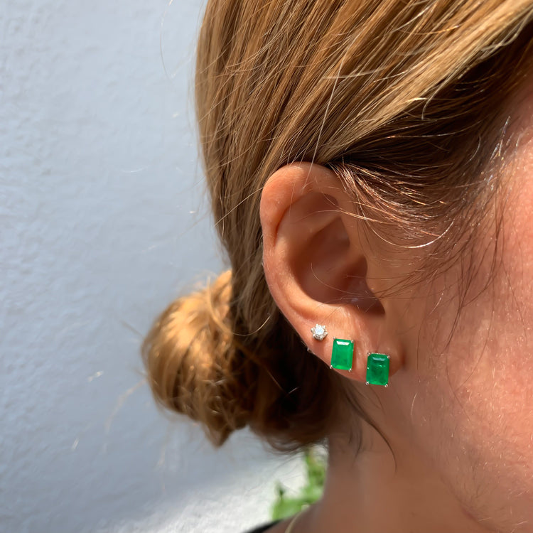 Robyn — Pearl jade stone drop earrings | seree